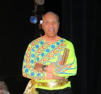 Sifu with drum sticks